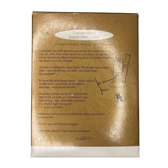 The Eagle Has Landed Hallmark Magic Keepsake Ornament - Picture 3 of 6